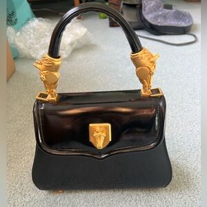 Chic Black and Gold Mini Bag
